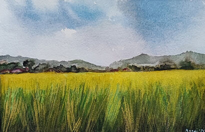 Paesaggio incantato - a Paint Artowrk by Maria Giacoma Vancheri